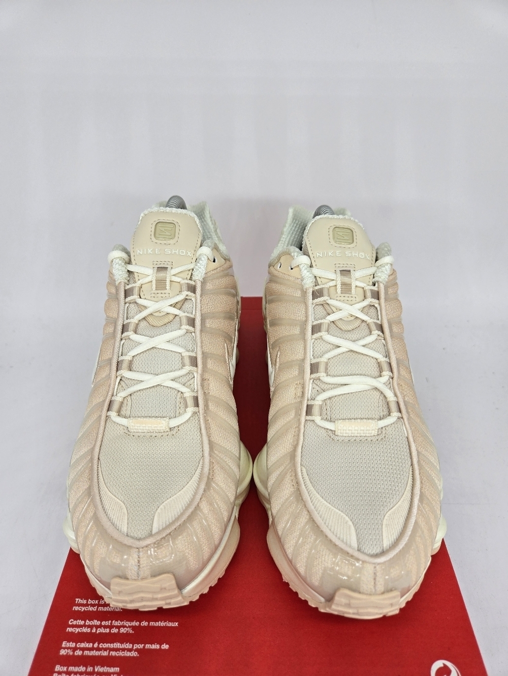 Nike Women's Shox TL IH5075-219 Pearl White Particle Pink Shoes Size 8 - Picture 2 of 8